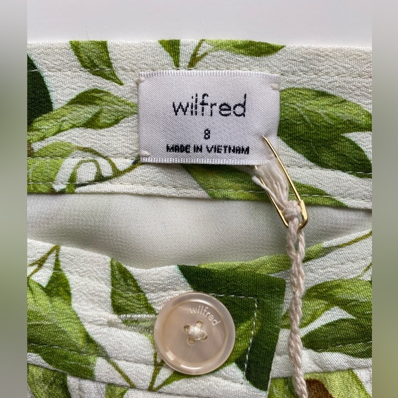 ARITZIA WILFRED Amelie Avocado Skirt in Size 8 - Picture 8 of 13